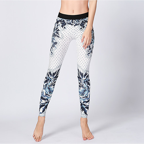 

Activewear Yoga Women's Daily Wear / Running POLY / Milk Fiber Pattern / Print / Gore Natural Pants