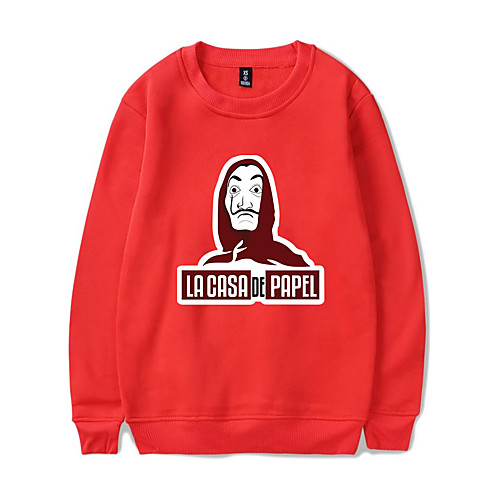 

Inspired by la casa de papel Dali Cosplay Costume Hoodie Pure Cotton Print Printing Hoodie For Men's / Women's