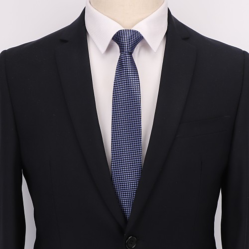 

Men's Party / Work / Basic Necktie - Print / Jacquard / Solid Colored