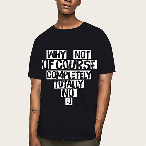 

Men's Daily T-shirt - Graphic / Solid Colored White