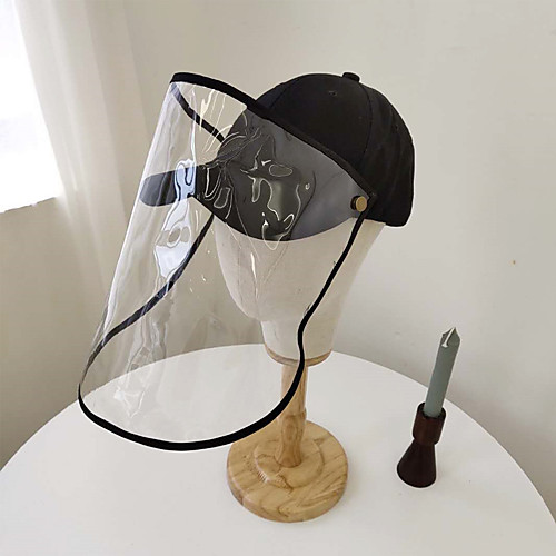 

Men's Basic PU Polyester Baseball Cap-Solid Colored All Seasons Black