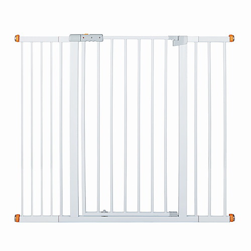 

Dog Cat Pet Gate Expansion Panels Washable Durable Pressure Mounted Plastic Steel Stainless S L White 1 Piece