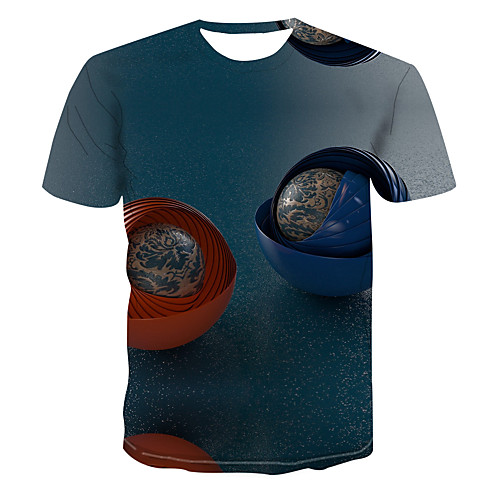 

Men's Daily Basic T-shirt - 3D Blue