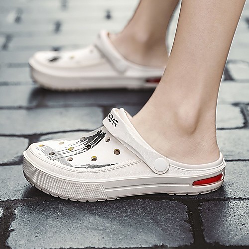 

Men's Rubber Spring & Summer Classic / British Slippers & Flip-Flops Walking Shoes Breathable Pink / White / Black