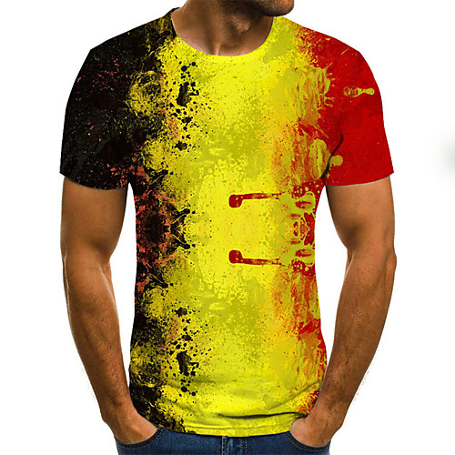 

Men's Daily T-shirt - 3D Rainbow