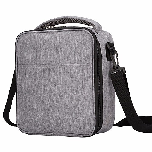 

Unisex Oxford Cloth Top Handle Bag Solid Color Gray