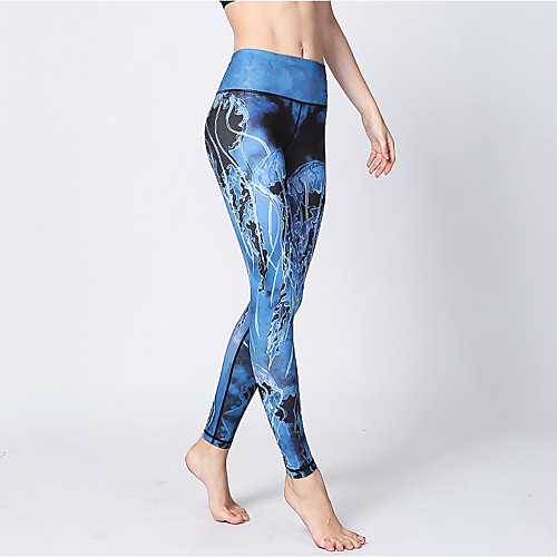 

Activewear Yoga Women's Daily Wear / Running POLY / Milk Fiber Pattern / Print / Gore Natural Pants