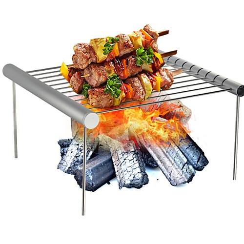 

New Outdoor Portable Stainless Steel Barbecue Grill Mini Barbecue Grill Folding Barbecue Grill Removable
