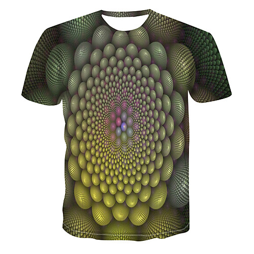 

Men's Daily Basic T-shirt - 3D Light Green