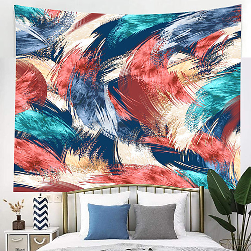 

Summor Tapestry Marble Abstract Acrylic Blue Marbling Artwork ure Golden Glitter Hanging Tapestries Wall Hanging Decor for Bedroom Livingroom Dorm