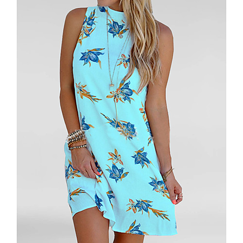

Women's Yellow Blushing Pink Dress Shift Floral S M