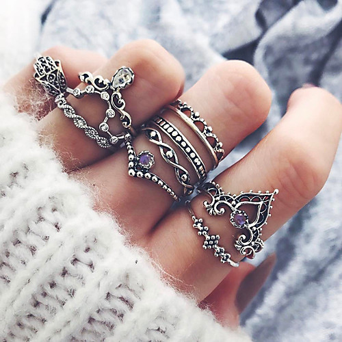 

Women's Ring 1 set Gold Silver Alloy Elegant Holiday European Festival Jewelry