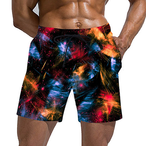 

Men's Sporty / Exaggerated Sweatpants / Shorts Pants - Geometric Pattern / 3D Print Sporty / Print Rainbow US32 / UK32 / EU40 US34 / UK34 / EU42 US36 / UK36 / EU44