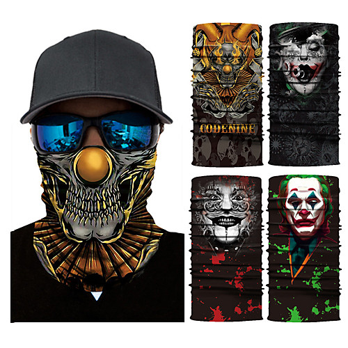 

Neck Gaiter Pollution Protection Quick Dry Ultraviolet Resistant Rainbow Balaclavas Bandana for Adults' Road Cycling Hiking Cycling