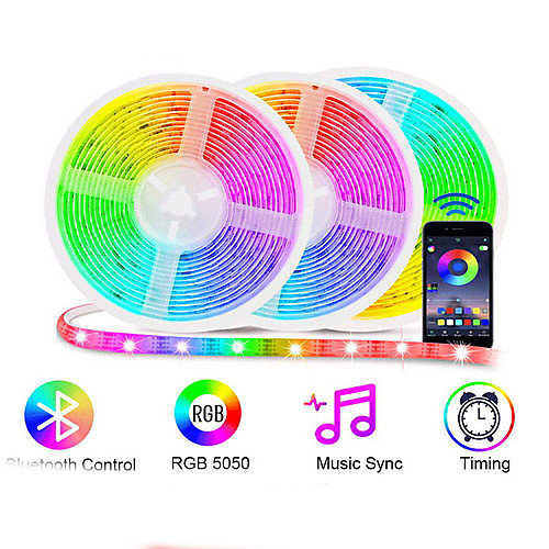 

10m Flexible LED Light Strips 300 LEDs SMD5050 Multi Color Decorative / TV Background 12 V
