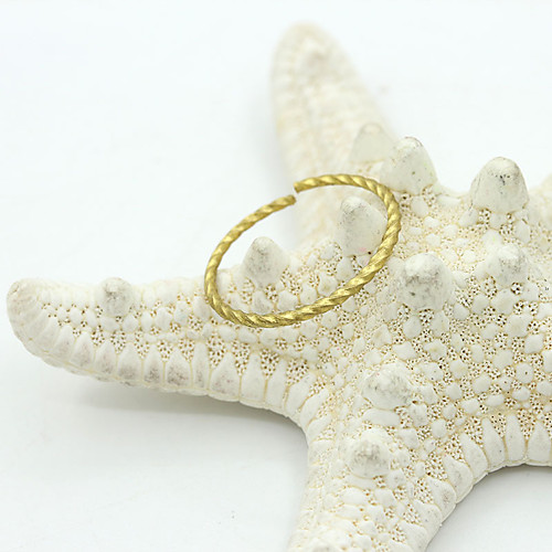 

Women's Ring 1pc Gold Silver Alloy Elegant Holiday European Festival Jewelry