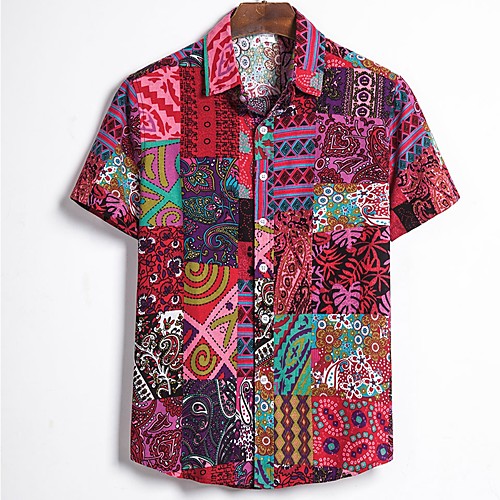 

Men's Daily Shirt - Floral Red
