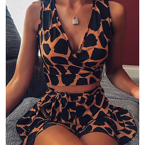 

Women's Tank Top - Leopard Skirt