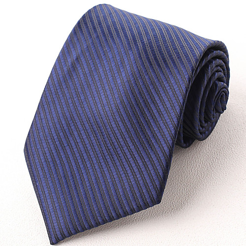 

Men's Party / Work / Basic Necktie - Print / Jacquard / Solid Colored