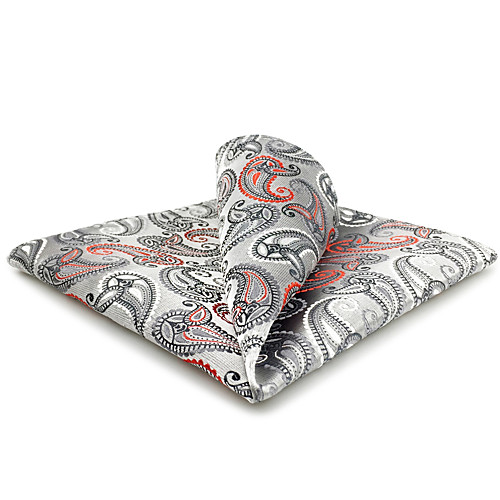 

Men's Party / Work / Basic Pocket Squares - Paisley / Jacquard