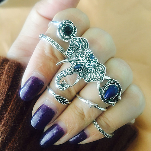 

Women's Ring 1 set Silver Alloy Elegant Holiday European Festival Jewelry