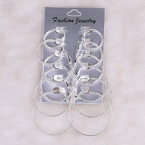 

Women's Earrings Holiday Wedding Birthday Romantic Earrings Jewelry Gold / Silver For Date Street Festival 1 set
