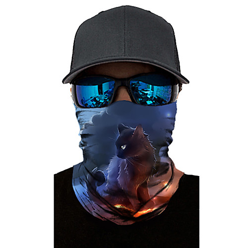 

Neck Gaiter Pollution Protection Quick Dry Ultraviolet Resistant Rainbow Balaclavas Bandana for Adults' Road Cycling Hiking Cycling