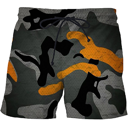 

Men's Sporty / Exaggerated Sweatpants / Shorts Pants - 3D / Camouflage / 3D Print Print Rainbow US32 / UK32 / EU40 US34 / UK34 / EU42 US36 / UK36 / EU44