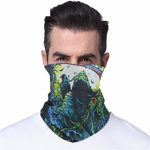 

Neck Gaiter Pollution Protection Quick Dry Ultraviolet Resistant Rainbow Balaclavas Bandana for Adults' Road Cycling Hiking Cycling
