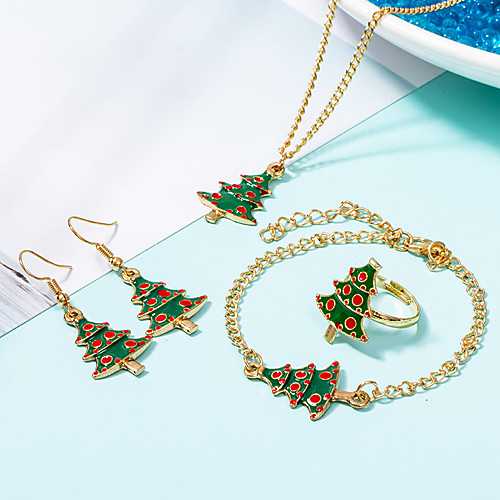 

Women's Jewelry Set European Casual / Sporty Earrings Jewelry Green For Street Festival 1 set