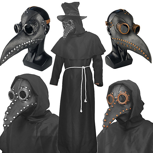 

Plague Doctor Retro Vintage Steampunk Mask Masquerade Men's Women's Costume Mask BlackGolden / Brown / Black Vintage Cosplay Party Halloween