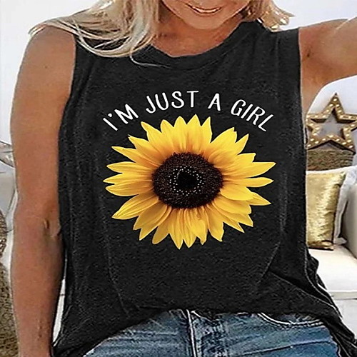 

Women's Daily Tank Top - Letter Wine