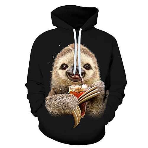 

Men's 3D Print / Casual Hoodie - 3D / Cartoon / Character Rainbow US32 / UK32 / EU40