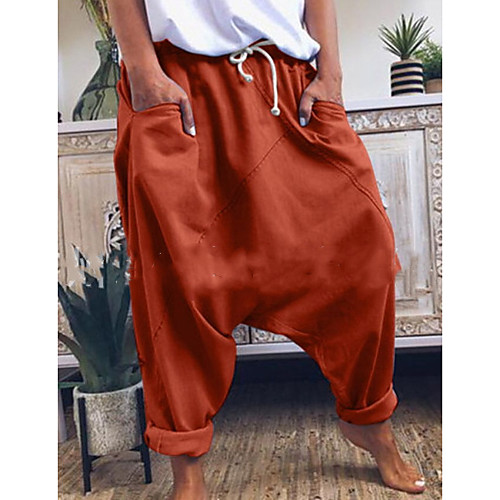 

Men's Basic Harem Pants - Solid Colored Yellow Orange Gray US34 / UK34 / EU42 US36 / UK36 / EU44 US38 / UK38 / EU46