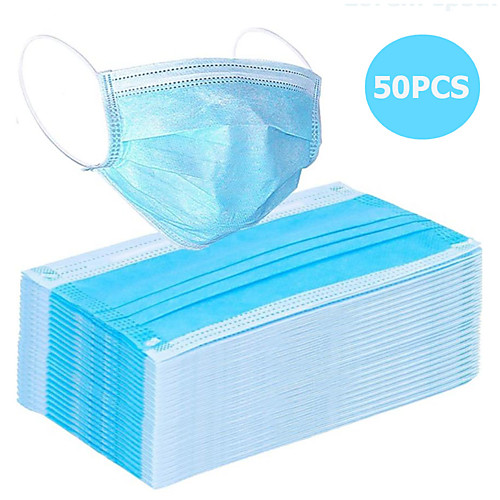 

50 pcs/pack Body Care Mask Professional Anti-Dust / Protection / Disposable Nonwoven Fabric Outdoor / Office & Career Simple Style