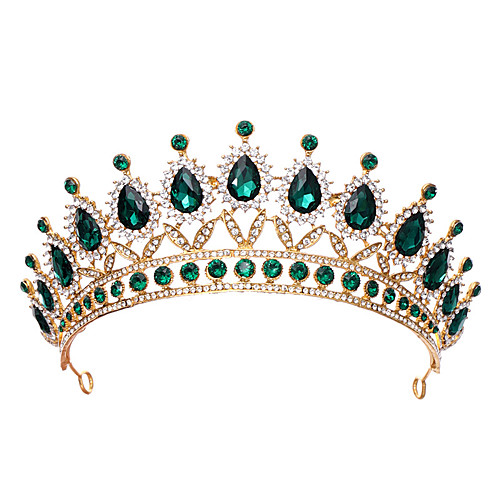 

Fashion Alloy Tiaras with Rhinestone 1 Piece Wedding / Special Occasion Headpiece