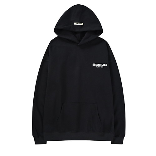 

Men's Hoodie Floral Hooded Basic White Black US36 / UK36 / EU44 US38 / UK38 / EU46 US44 / UK44 / EU52 US46 / UK46 / EU54
