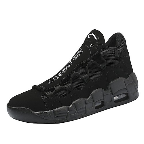 

Men's Mesh Spring & Summer Athletic Shoes Running Shoes Non-slipping Black and White / White / Black