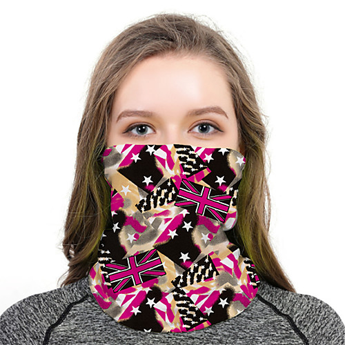 

Women's Bandana Balaclava Neck Gaiter Neck Tube UV Resistant Quick Dry Lightweight Materials Cycling Polyester for Men's Women's Adults / Pollution Protection / Floral Botanical Sunscreen / High Breat