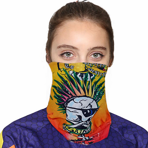 

Women's Bandana Balaclava Neck Gaiter Neck Tube UV Resistant Quick Dry Lightweight Materials Cycling Polyester for Men's Women's Adults / Pollution Protection / Floral Botanical Sunscreen / High Breat