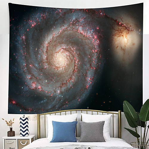 

Outer Space Planet Moon Earth Stars Wall Hanging Wall Tapestry Home Art Decor Wall Decor for Kids Babys Children Bedroom Rooms Ceiling Living Room Nursery School.