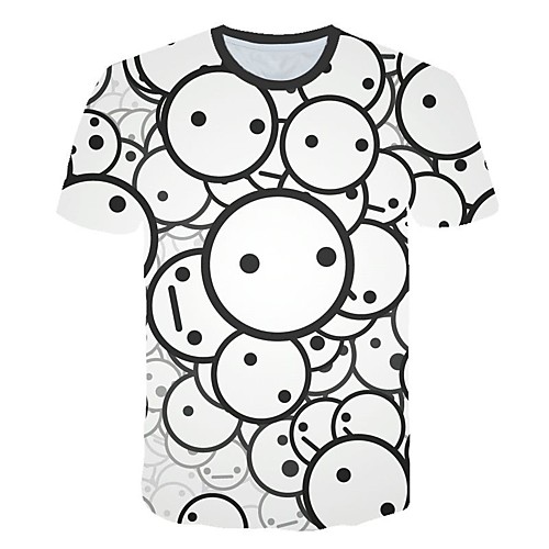 

Women's Daily Sports Basic / Street chic T-shirt - 3D Print White