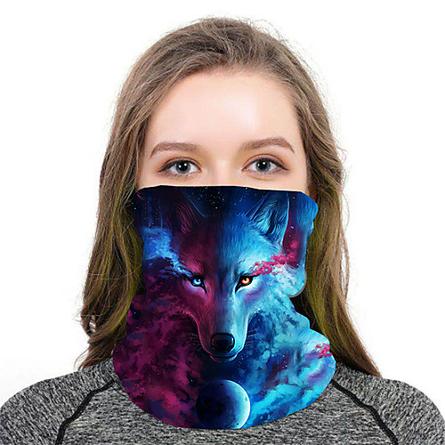 

Women's Bandana Balaclava Neck Gaiter Neck Tube UV Resistant Quick Dry Lightweight Materials Cycling Polyester for Men's Women's Adults / Pollution Protection / Floral Botanical Sunscreen / High Breat