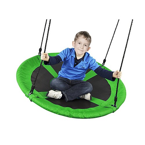 

2020 New Children's Swing Swing European And American Outdoor Courtyard Outdoor Safety Round 80cm Oxford Cloth Swing