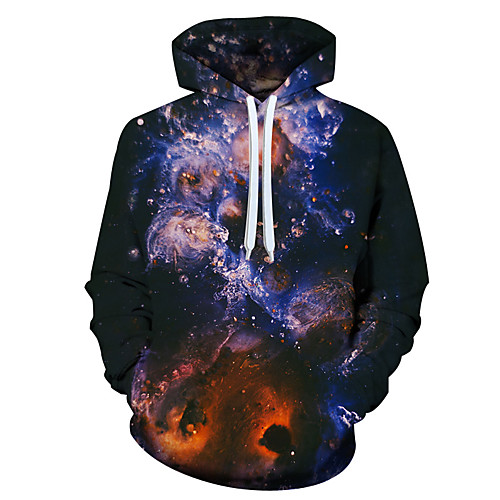 

Men's 3D Print / Casual Hoodie - 3D / Cartoon / Character Rainbow US32 / UK32 / EU40