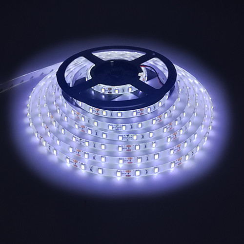 

5m Flexible LED Light Strips / RGB Strip Lights 300 LEDs 5630 SMD 5mm 1pc Warm White / Cold White / White Waterproof / Cuttable / Decorative 12 V
