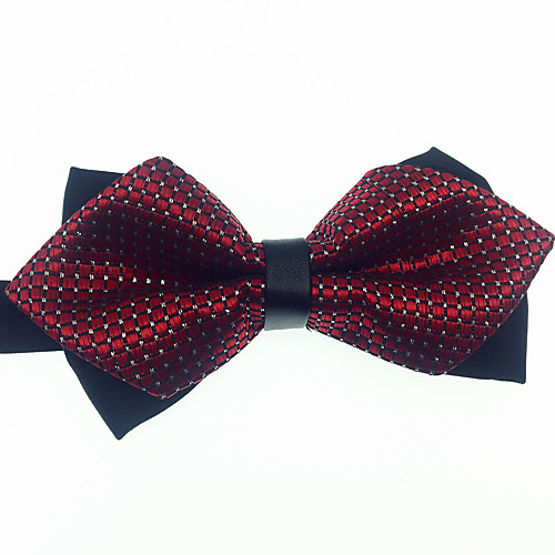 

Men's Party / Work / Basic Bow Tie - Print / Jacquard / Solid Colored