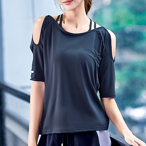

Women's Daily T-shirt - Solid Colored Blushing Pink