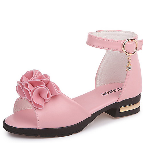 

Girls' Comfort PU Sandals Little Kids(4-7ys) Red / Pink / Black Summer