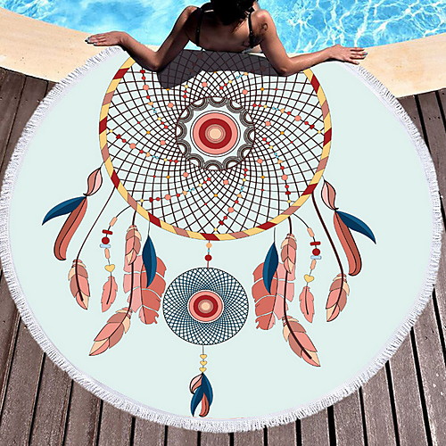 

Women's Purple Red Brown Beach Towel Swimwear Swimsuit - Geometric Purple